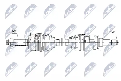 полуоска NTY NPW-PE-107