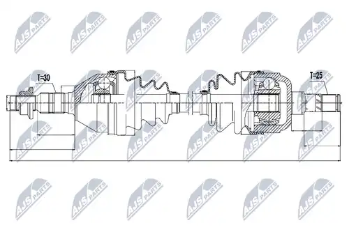 полуоска NTY NPW-PL-031