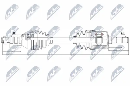 полуоска NTY NPW-PL-033