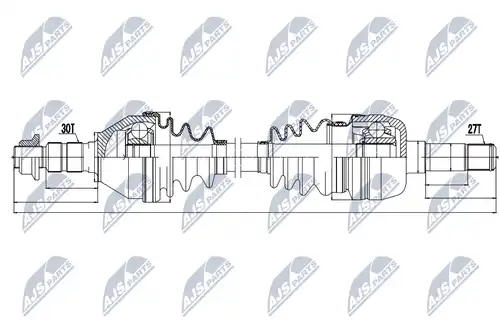 полуоска NTY NPW-PL-043