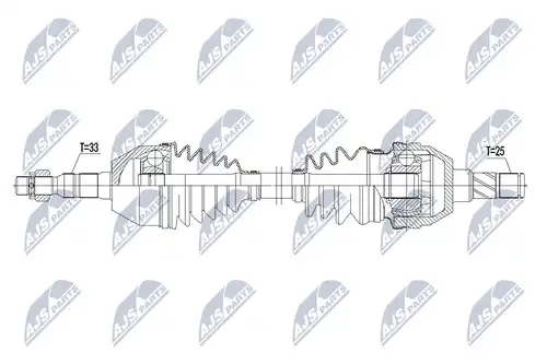 полуоска NTY NPW-PL-053