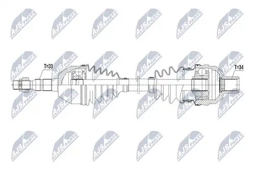 полуоска NTY NPW-PL-055