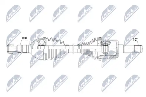 полуоска NTY NPW-PL-065