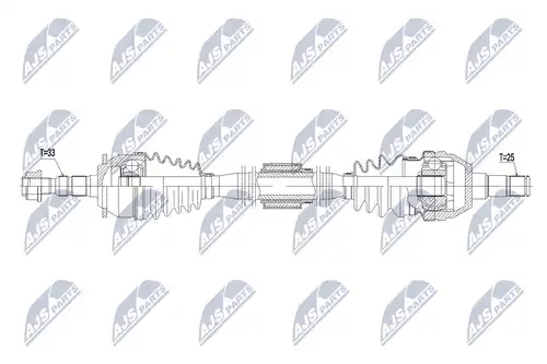 полуоска NTY NPW-PL-067