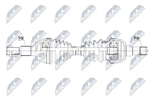 полуоска NTY NPW-PL-087