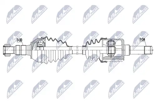 полуоска NTY NPW-PL-107