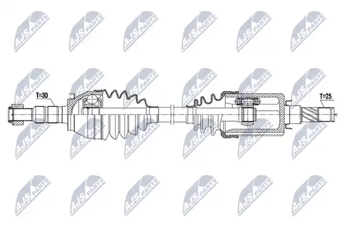 полуоска NTY NPW-PL-117