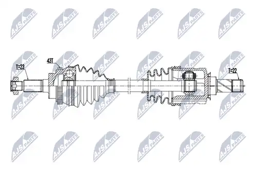 полуоска NTY NPW-PL-123