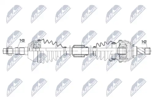 полуоска NTY NPW-PL-125