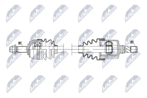 полуоска NTY NPW-PL-133