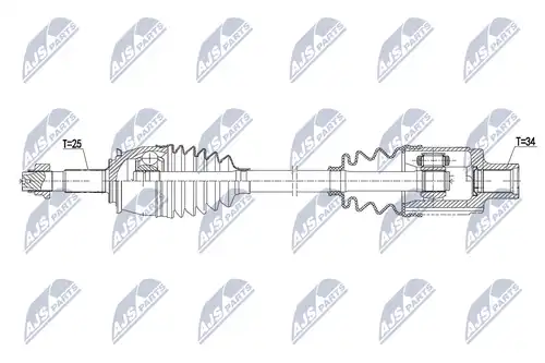 полуоска NTY NPW-PL-147