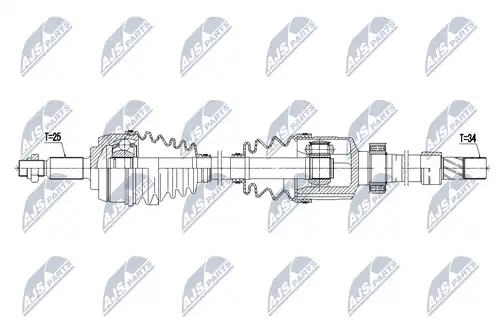 полуоска NTY NPW-RE-058