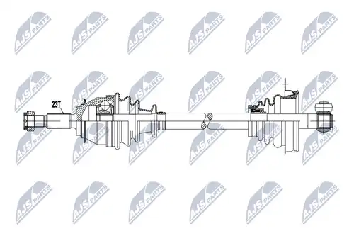 полуоска NTY NPW-RE-065