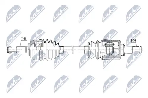 полуоска NTY NPW-RE-077