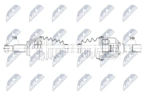 полуоска NTY NPW-RE-087