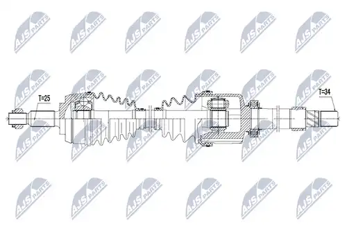 полуоска NTY NPW-RE-095