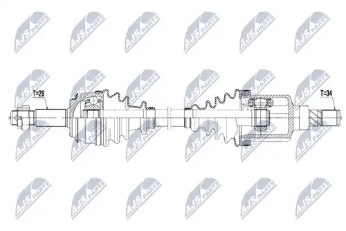 полуоска NTY NPW-RE-124