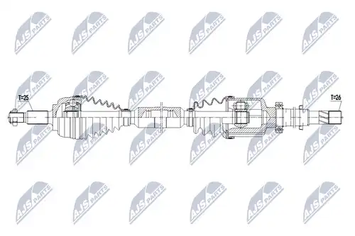 полуоска NTY NPW-RE-140