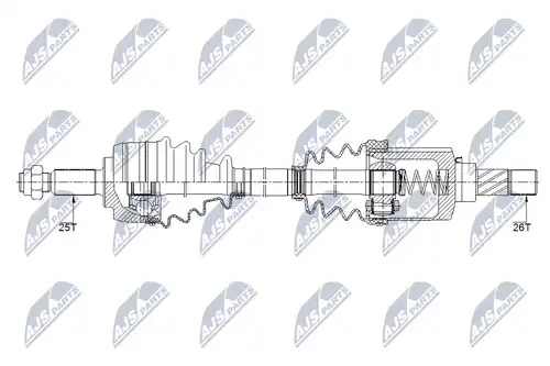 полуоска NTY NPW-RE-147