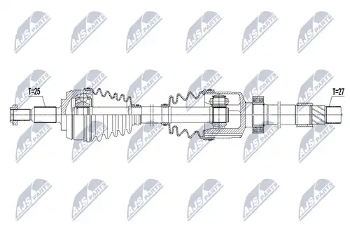 полуоска NTY NPW-RE-167