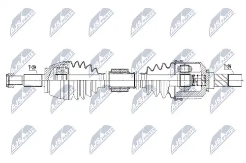 полуоска NTY NPW-RE-170