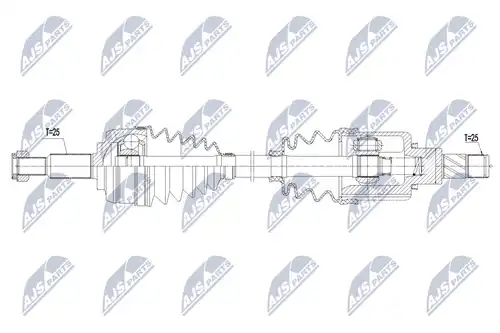 полуоска NTY NPW-RE-178