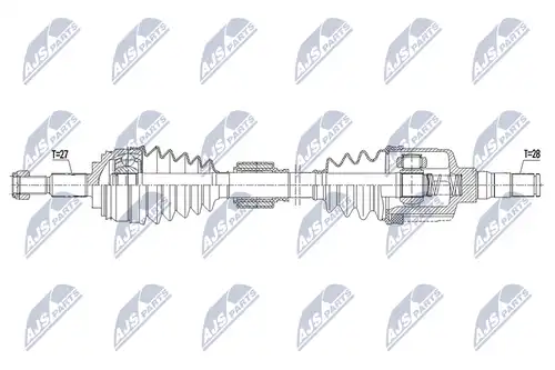 полуоска NTY NPW-RE-182