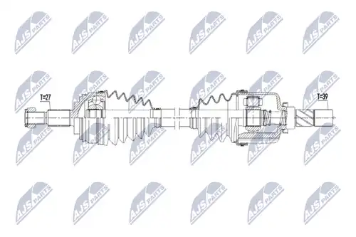 полуоска NTY NPW-RE-184