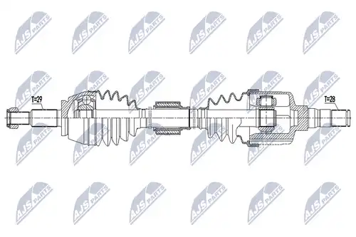 полуоска NTY NPW-RE-190