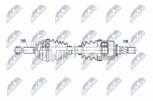 полуоска NTY NPW-RE-195