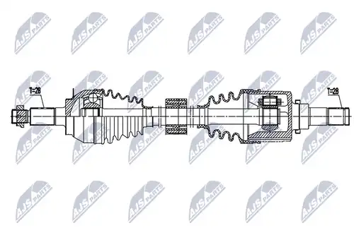 полуоска NTY NPW-SU-040