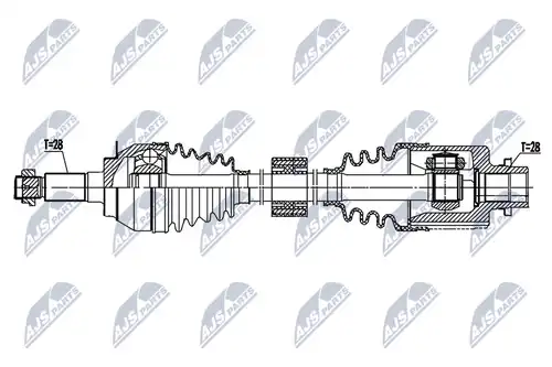 полуоска NTY NPW-SU-042