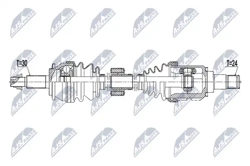 полуоска NTY NPW-TY-108