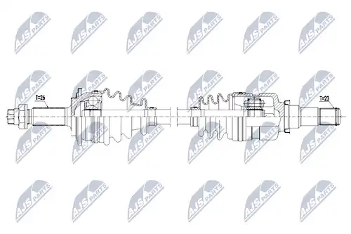 полуоска NTY NPW-TY-115