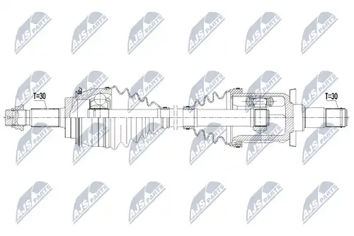 полуоска NTY NPW-TY-121