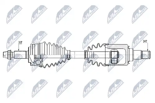 полуоска NTY NPW-TY-125