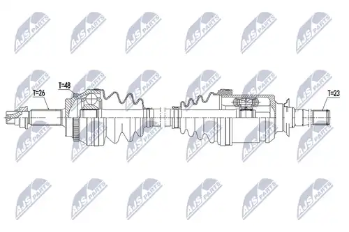 полуоска NTY NPW-TY-133