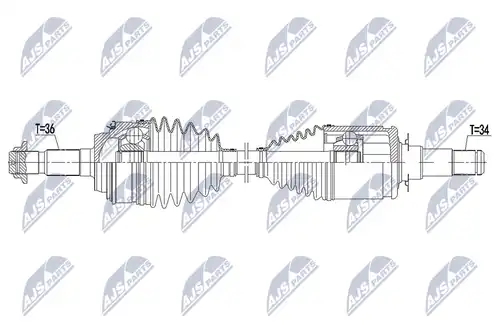 полуоска NTY NPW-TY-147