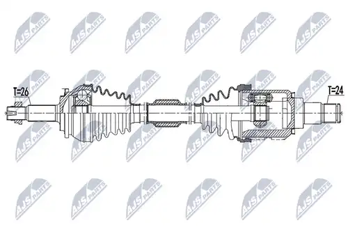 полуоска NTY NPW-TY-155