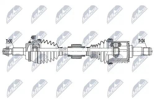 полуоска NTY NPW-TY-161