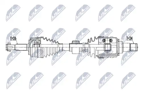 полуоска NTY NPW-TY-167