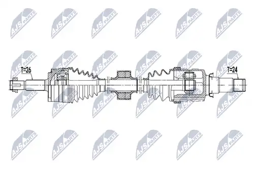 полуоска NTY NPW-TY-169