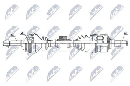 полуоска NTY NPW-TY-176