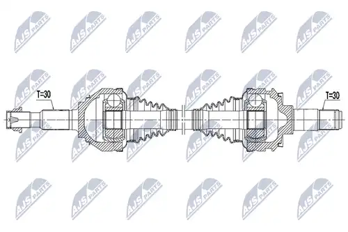 полуоска NTY NPW-TY-183