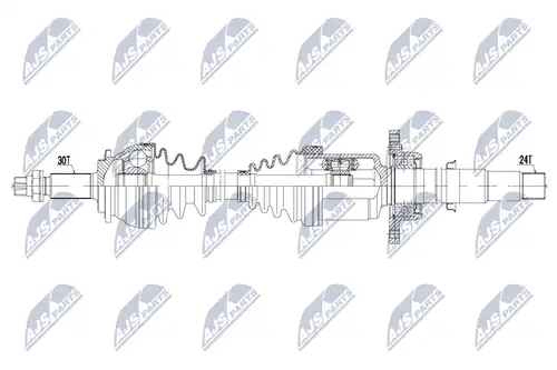 полуоска NTY NPW-TY-186