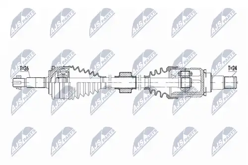 полуоска NTY NPW-TY-189