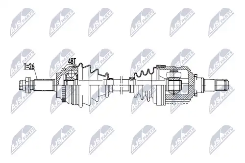 полуоска NTY NPW-TY-191