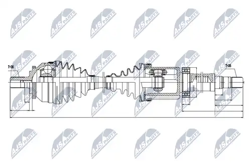 полуоска NTY NPW-VV-029