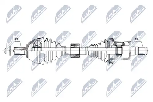 полуоска NTY NPW-VV-040