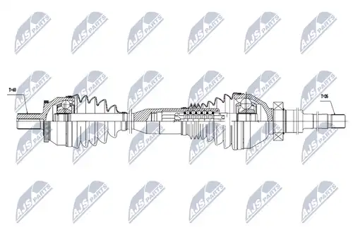 полуоска NTY NPW-VV-060